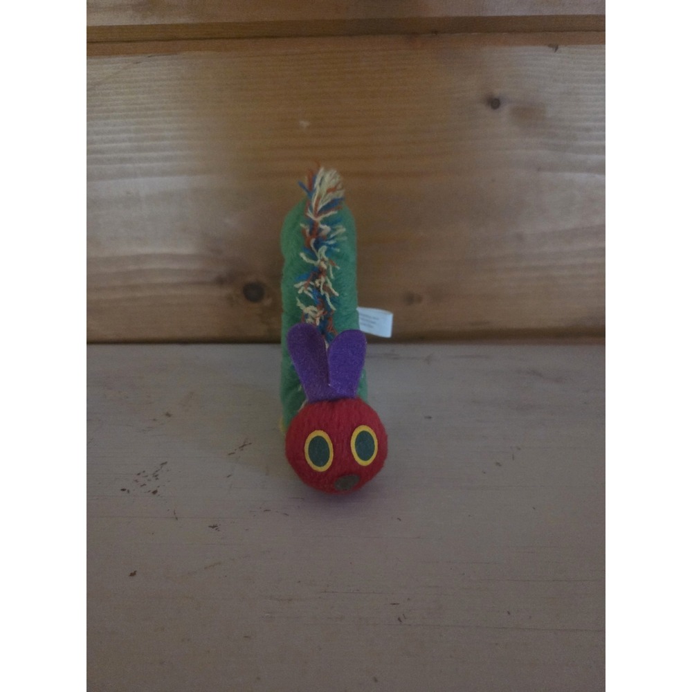 2001 ERIC CARLE THE VERY‎ HUNGRY CATEPILLAR SMALL PLUSH 6.5" X 3.5" F42
